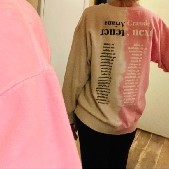 Ariana Grande World Tour Thank You Sweet Split Concert Merch Crewneck Sw… - Picture 4 of 16